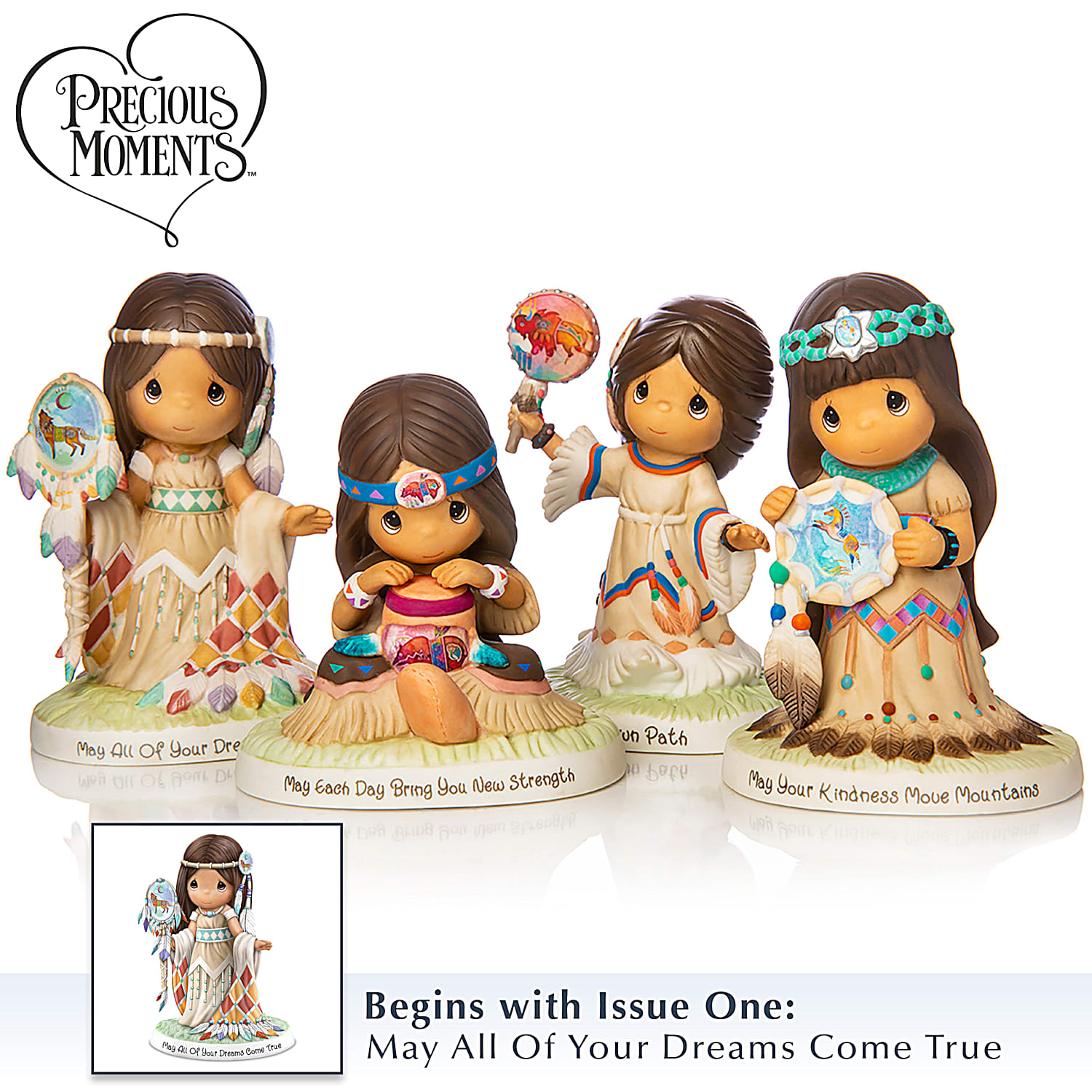 Precious moments indian doll best sale