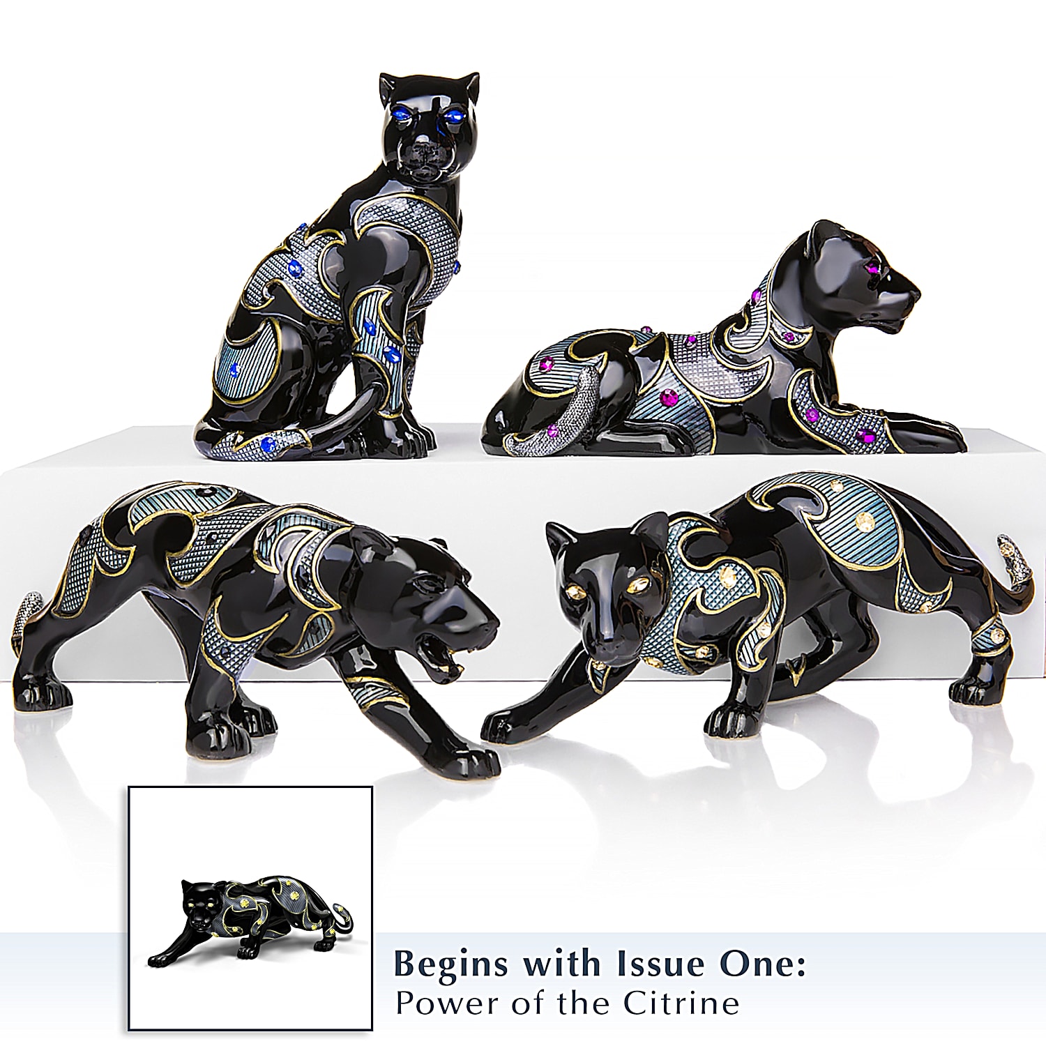 Black clearance panther figurine