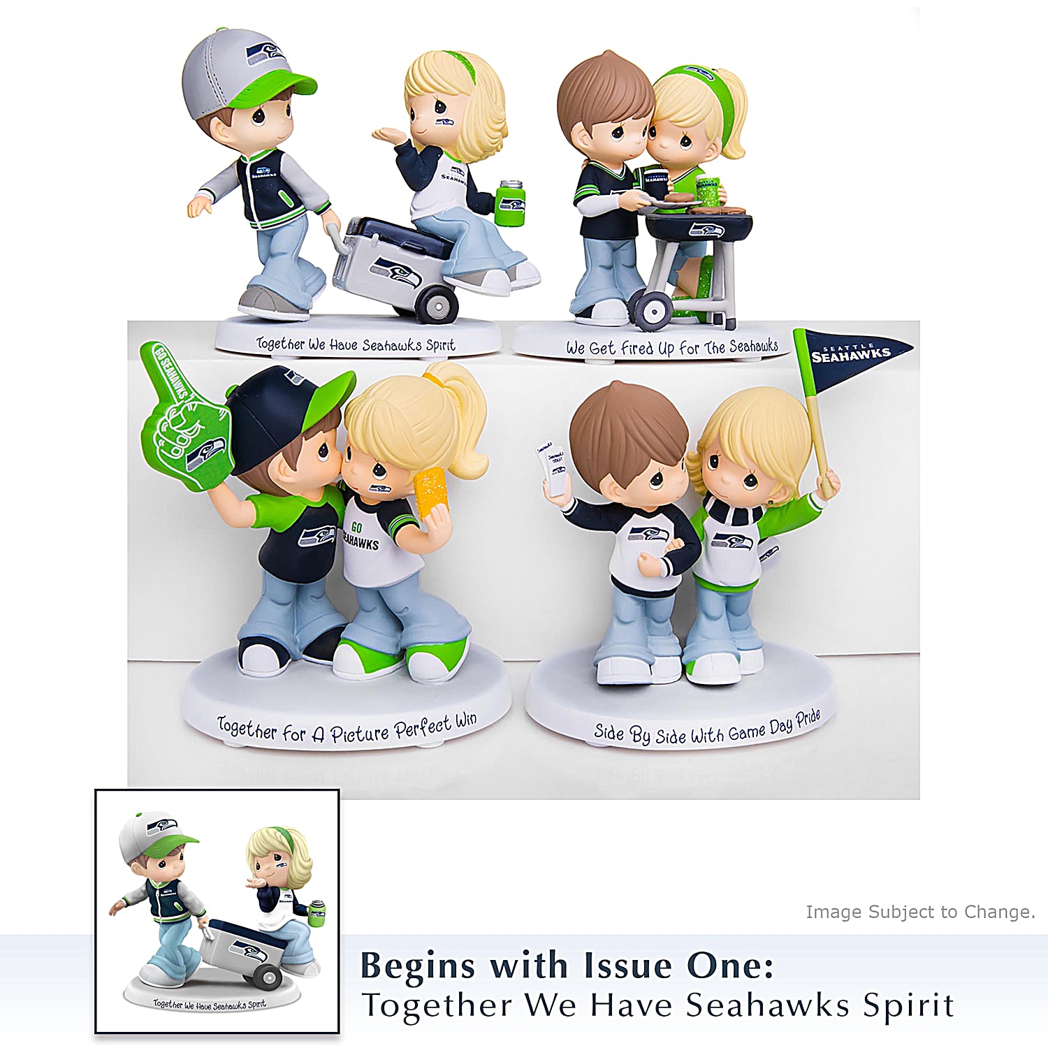 Seahawks Pride Figurine Collection