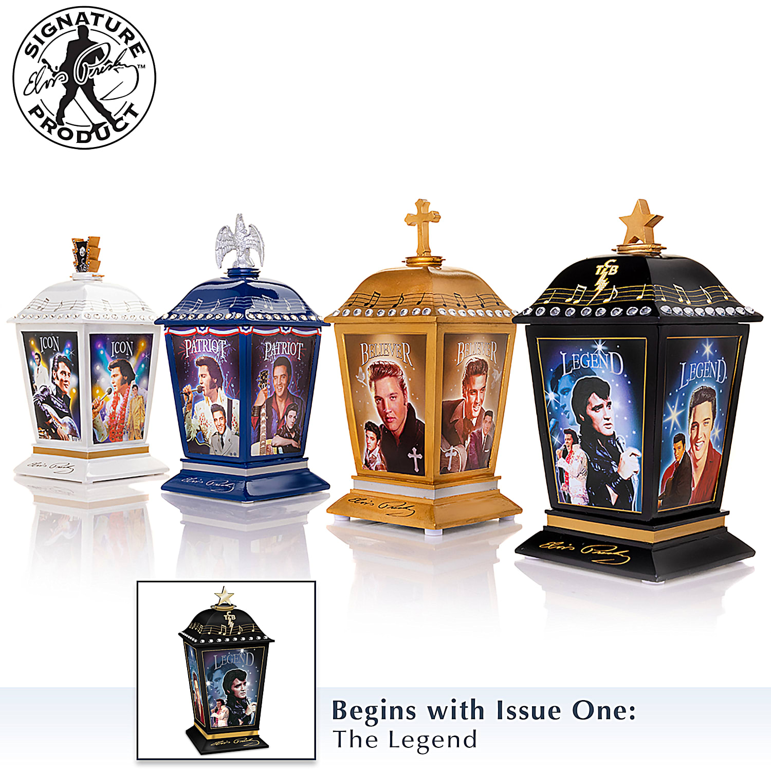 The Many Sides Of Elvis Lantern Collection