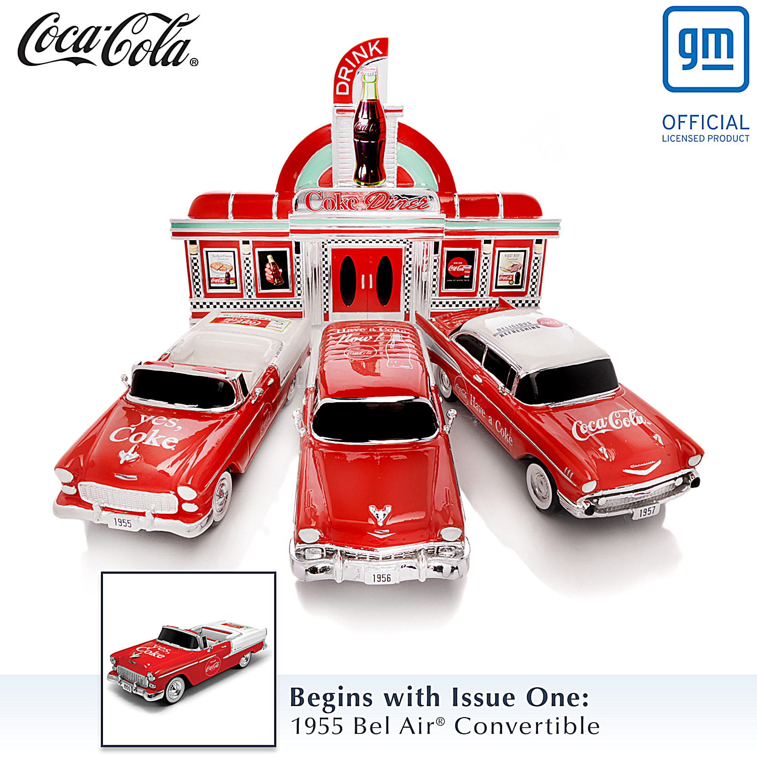 COCA-COLA Classic Refreshment Sculpture Collection Featuring A 