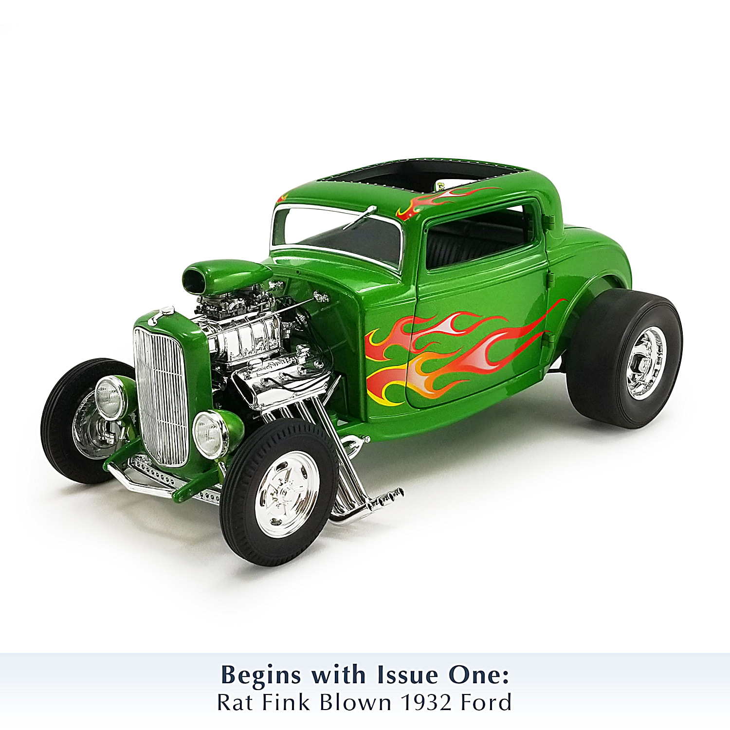 Ultimate Kustom Rat Fink 1: Scale Hot Rod Diecast Vehicle