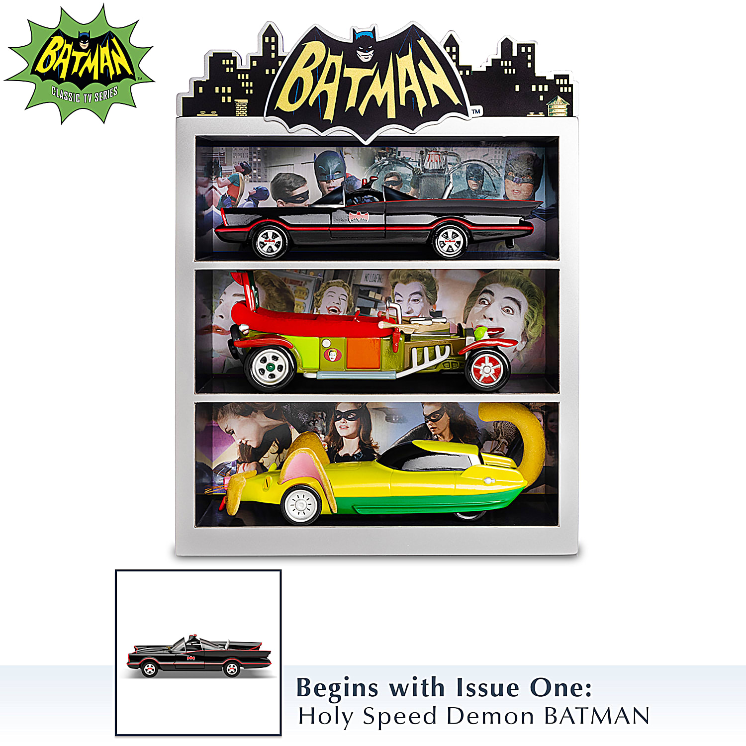BATMAN Classic TV Series: Race Into Action 1:24-Scale Car