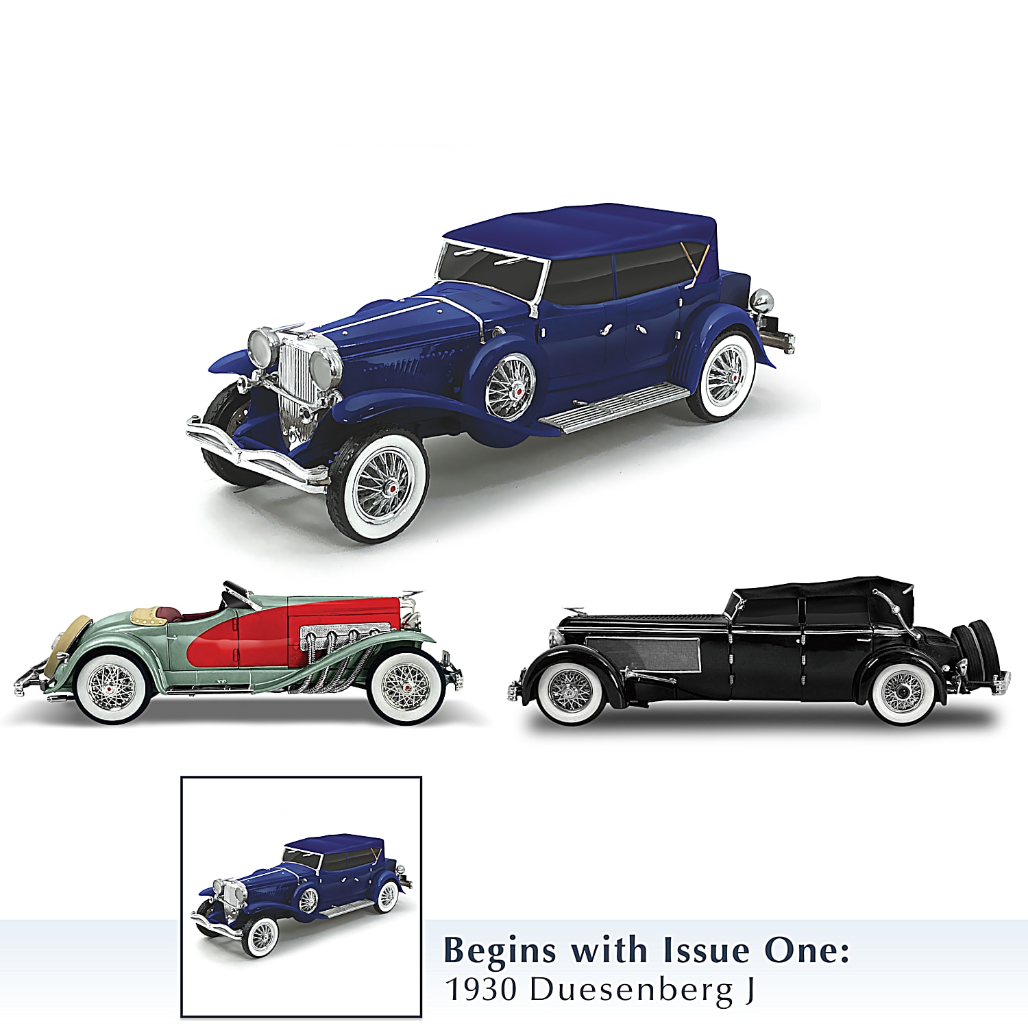 The Best In Show Duesenberg 1:24-Scale Sculpture Collection