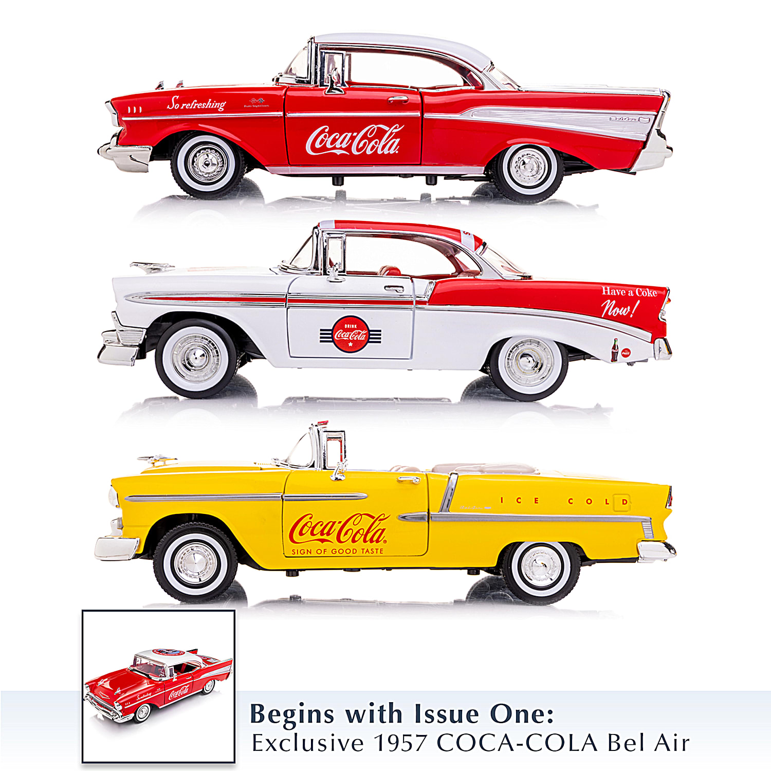 The Exclusive COCA-COLA Bel Air 1:18-Scale Diecast Car Collection