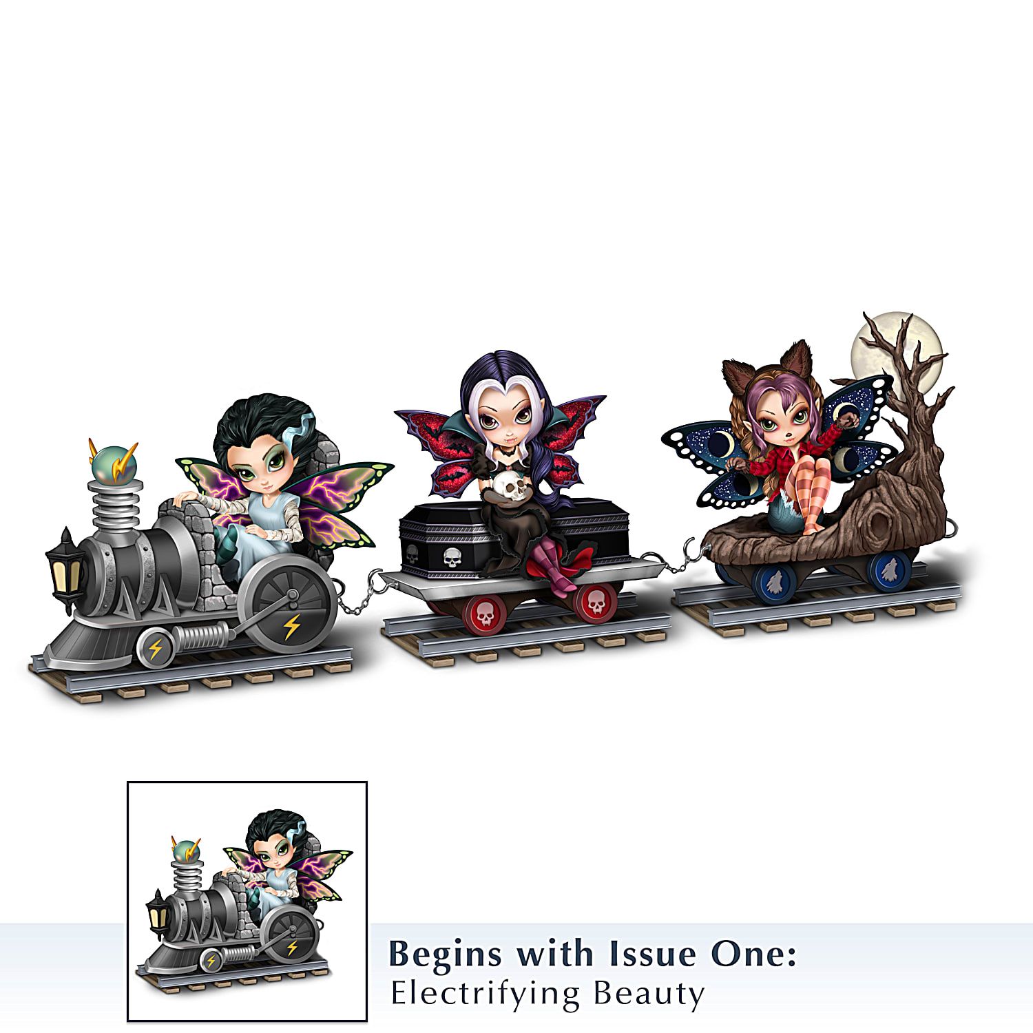 All Aboard The Halloween Express Figurine Collection