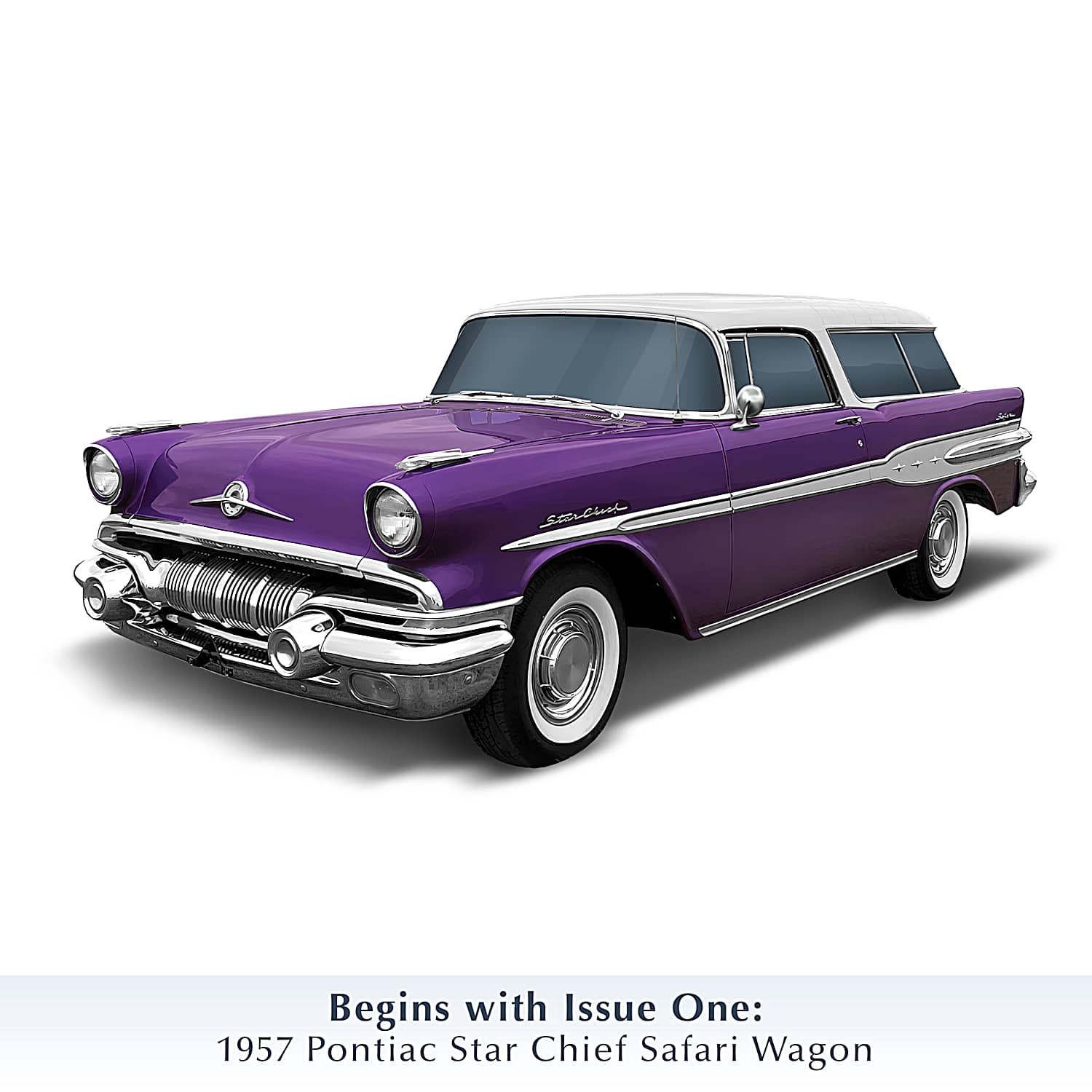 1970's SWANSON ペンギン ビンテージ スタチュー アドバタイジング 1:24-Scale Sculpture Collection With A 57 Pontiac Star Chief