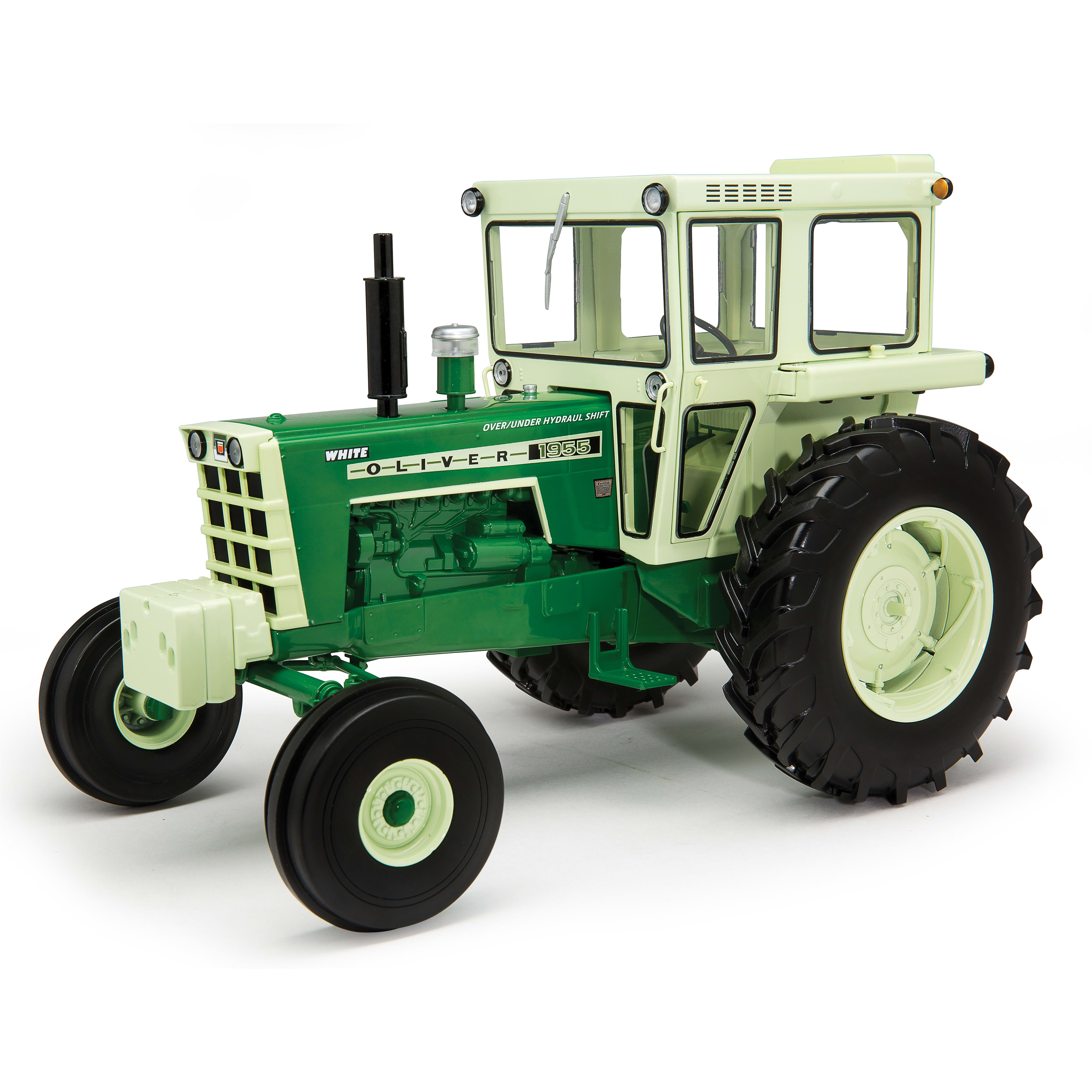 116Scale Oliver 1955 Wide Front Diesel Cab Diecast Tractor Featuring