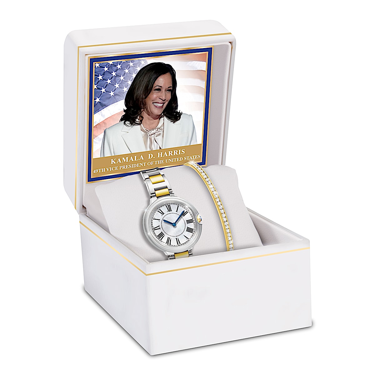 Watch And Bracelet Set Inspired By Kamala Harris s Jewelry