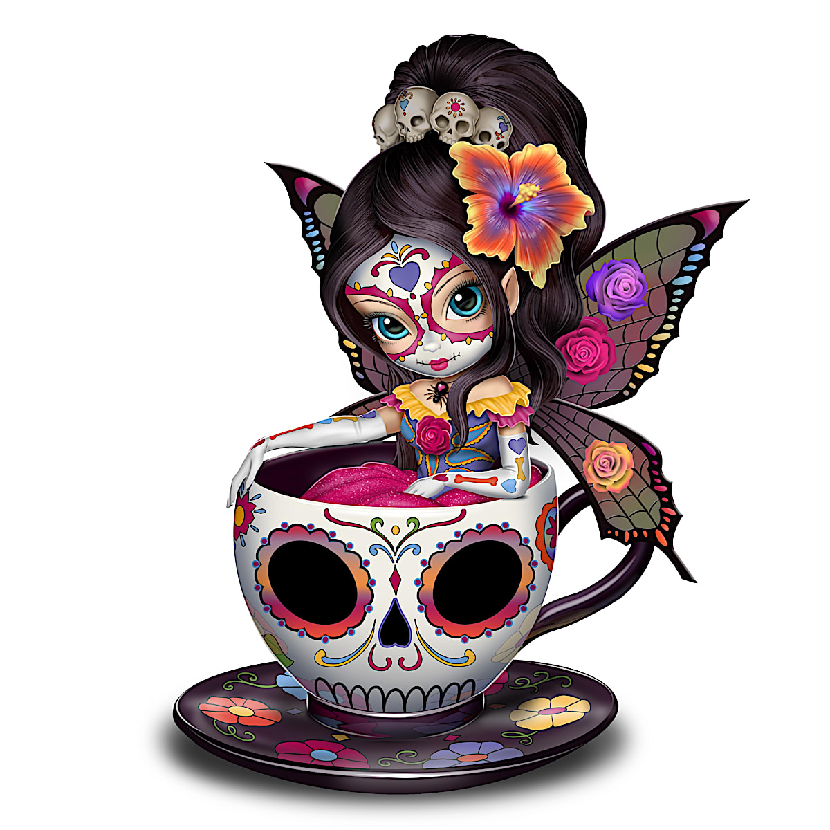 Jasmine Becket-Griffith Sweet Jasmine Sugar Skull-Inspired Figurine