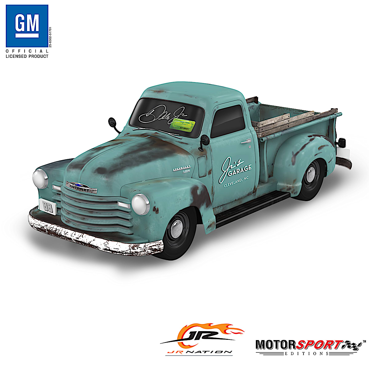 Dale Earnhardt Jr. 1 18 Scale 1949 Chevy Truck Sculpture With