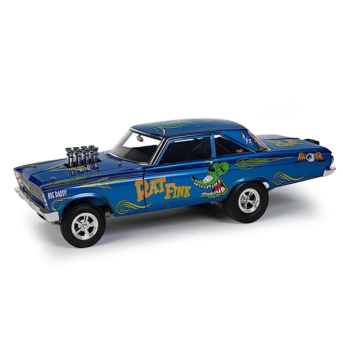 ミニカー RAT FINK 1965 PLYMOUTH AWB Red 1965 PLYMOUTH AWB 