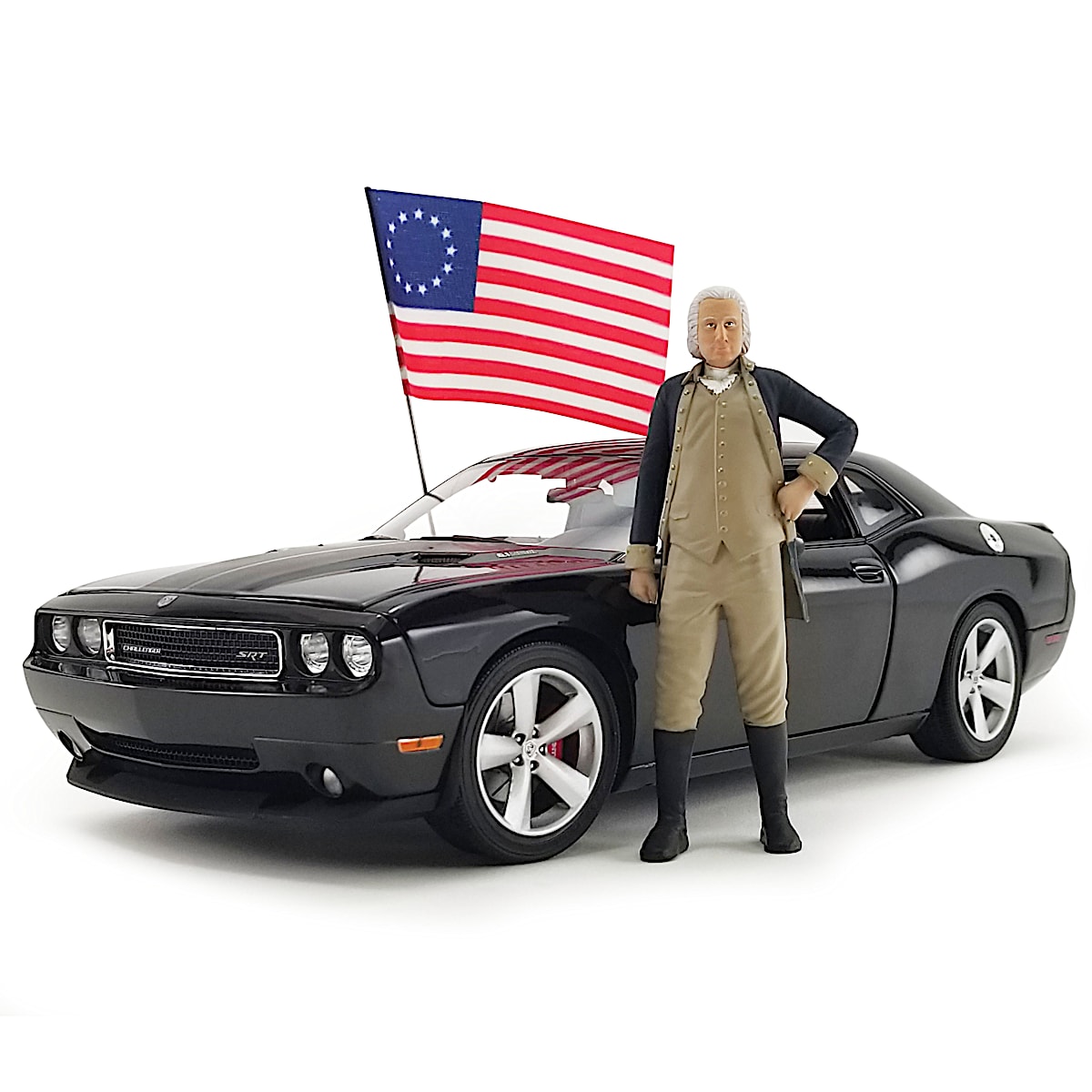 1 18 Scale 2010 Dodge Challenger Freedom SRT8 Diecast Car