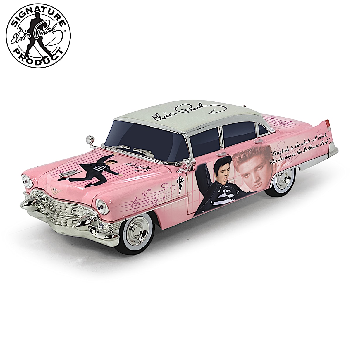 Rock N Rollin With Elvis 1 24 Scale 55 Cadillac Fleetwood 60