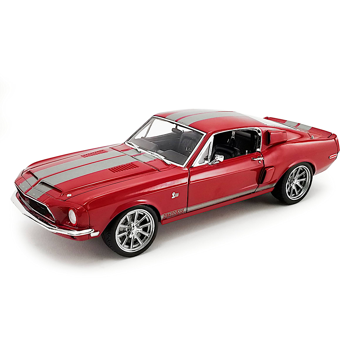 1:18-Scale 1968 Shelby Cobra GT500 KR Restomod Diecast Car Featuring A ...