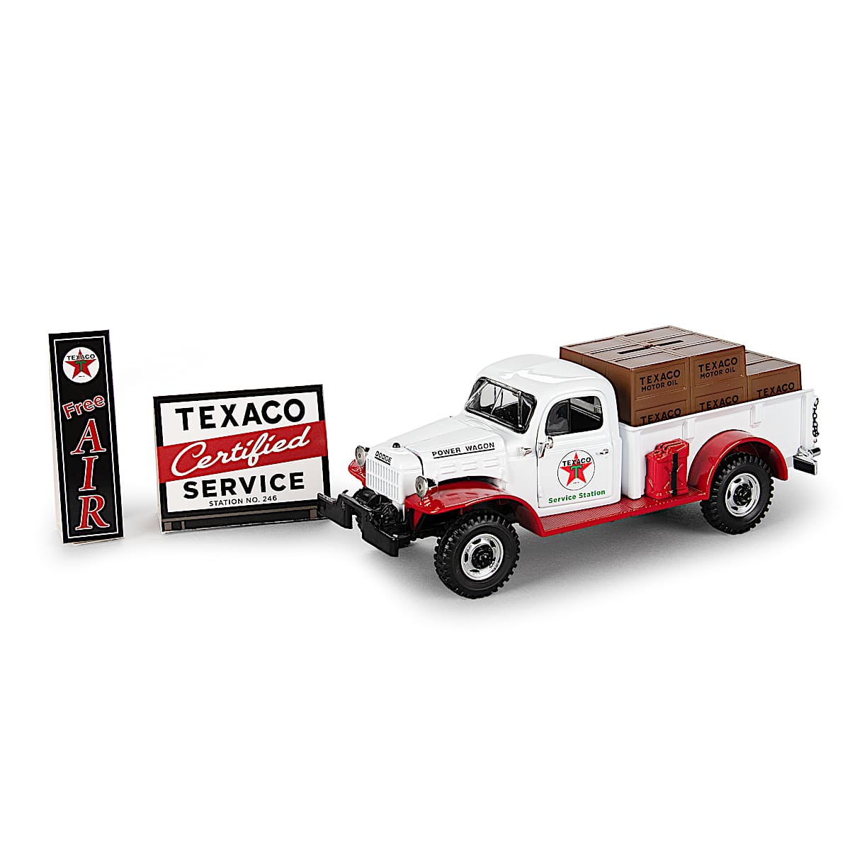 1:24-Scale Texaco Dodge Power Wagon Diecast Delivery Truck