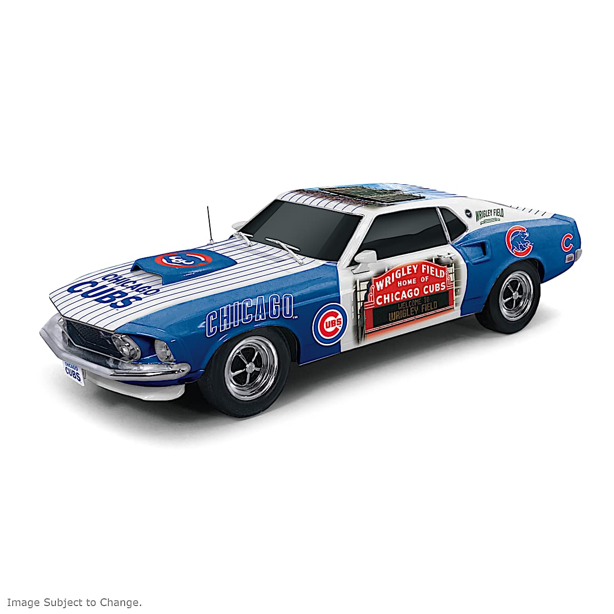 Chicago Cubs MLB 1969 Ford Mustang Boss 429 1:24-Scale Sculpture