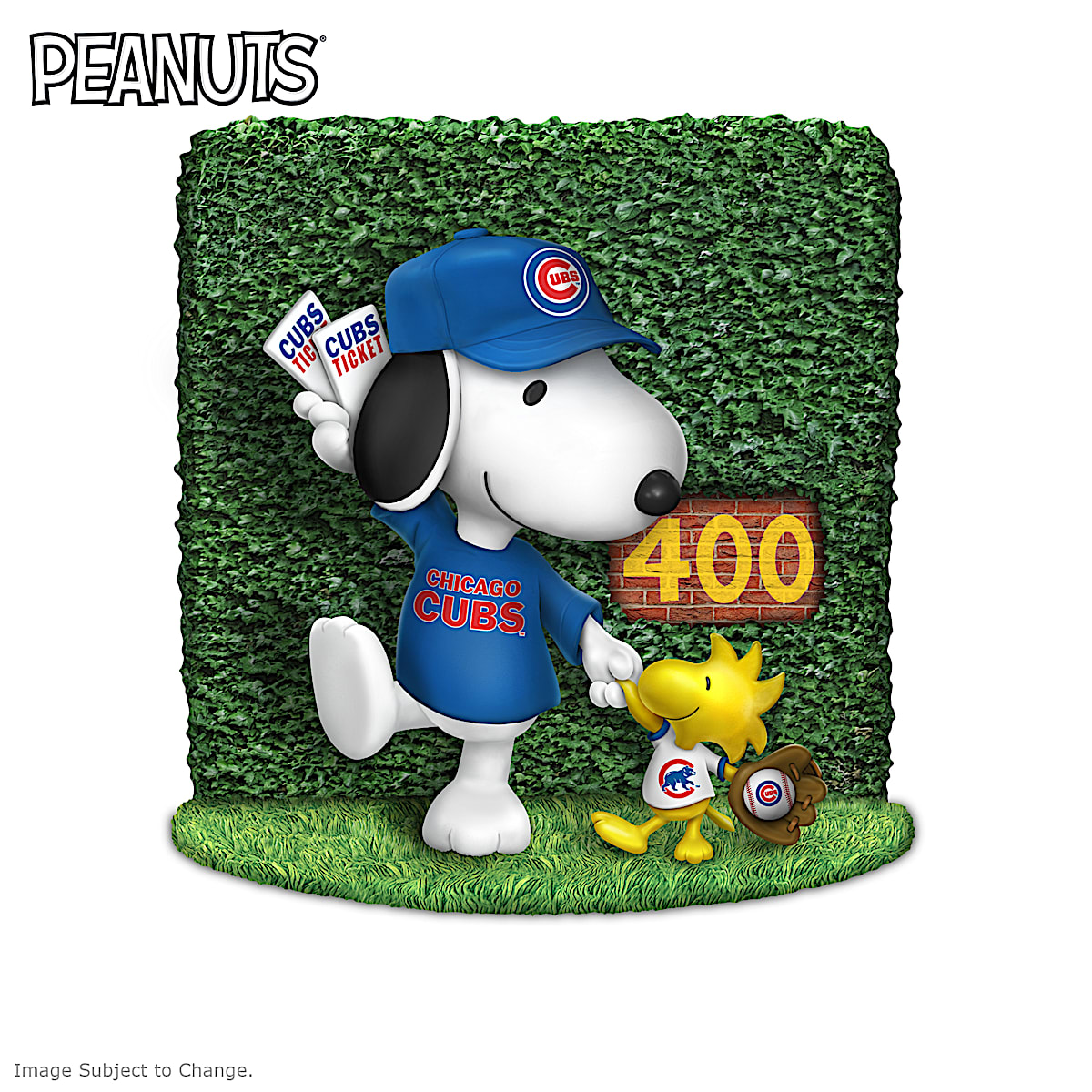 Peanuts Snoopy x Chicago Cubs Baseball Jersey W - Scesy