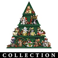 Kayomi Harais 12 Days Of Christ-meows Hand-Painted Cat Figurine