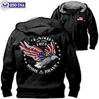 Home Of The Brave Men's Hoodie XX-Large (50-52)