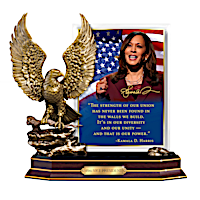 Vice President Kamala Harris Sculpture With Inspiring Quote