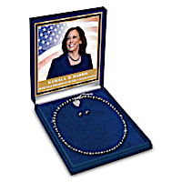 Necklace & Earrings Set Inspired By Kamala Harris’s Jewelry
