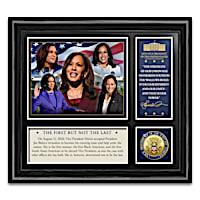 Vice President Harris Framed Commemorative With Medallion