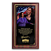 "Madam Vice President" Wall Decor With Her Quote