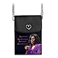 Michelle Obama "Be Empowered" Crossbody Cell Phone Bag