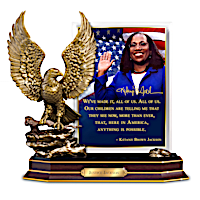 Justice Ketanji Brown Jackson Sculpture With Inspiring Quote