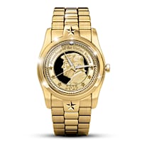 47th President Diamond Stainless Steel Men's Watch