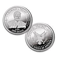 2024 President Trump 1 Ounce Silver Proof Coin With Capsule