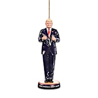 Donald Trump Hand-Blown Glass Christmas Ornament