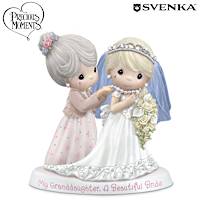Precious Moments Granddaughter Wedding Day Figurine