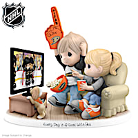 Anaheim Ducks® Fan Porcelain Figurine