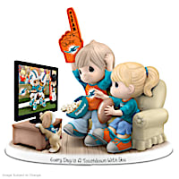 Every Day Is A Touchdown With You Dolphins Figurine