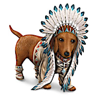 "Chief Barks A Lot" Dachshund Figurine