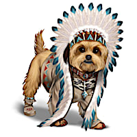 "Chief Little Paws" Yorkie Figurine