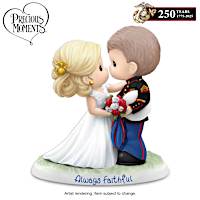 Precious Moments USMC "Always Faithful" Wedding Figurine