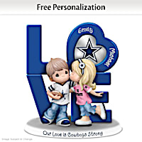 Dallas Cowboys Figurine Personalized With Names