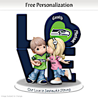 Our Love Is Seahawks Strong Personalized Figurine