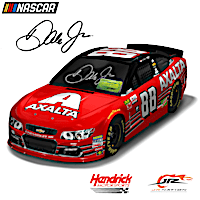 1:18-Scale Dale Jr. Autographed 2017 Axalta Car Sculpture