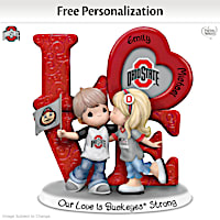Precious Moments Buckeyes Personalized Couple Figurine