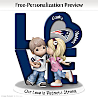 Our Love Is Patriots Strong Personalized Figurine