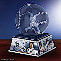 Giancarlo Stanton Laser-Etched Glass Sculpture