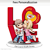 Personalized Couple Figurine: Choose Your NFL Team