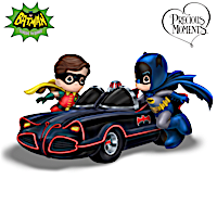 Precious Moments BATMAN & ROBIN Heroes At Heart Figurine