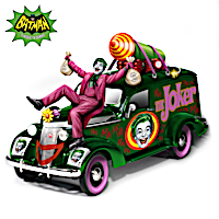 BATMAN Classic TV Series 1:18-Scale JOKER Hearse Sculpture