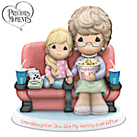 Precious Moments Grandmother And Granddaughter Figurine