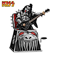 KISS "The Demon" Jack-In-The-Box-Style Sculpture